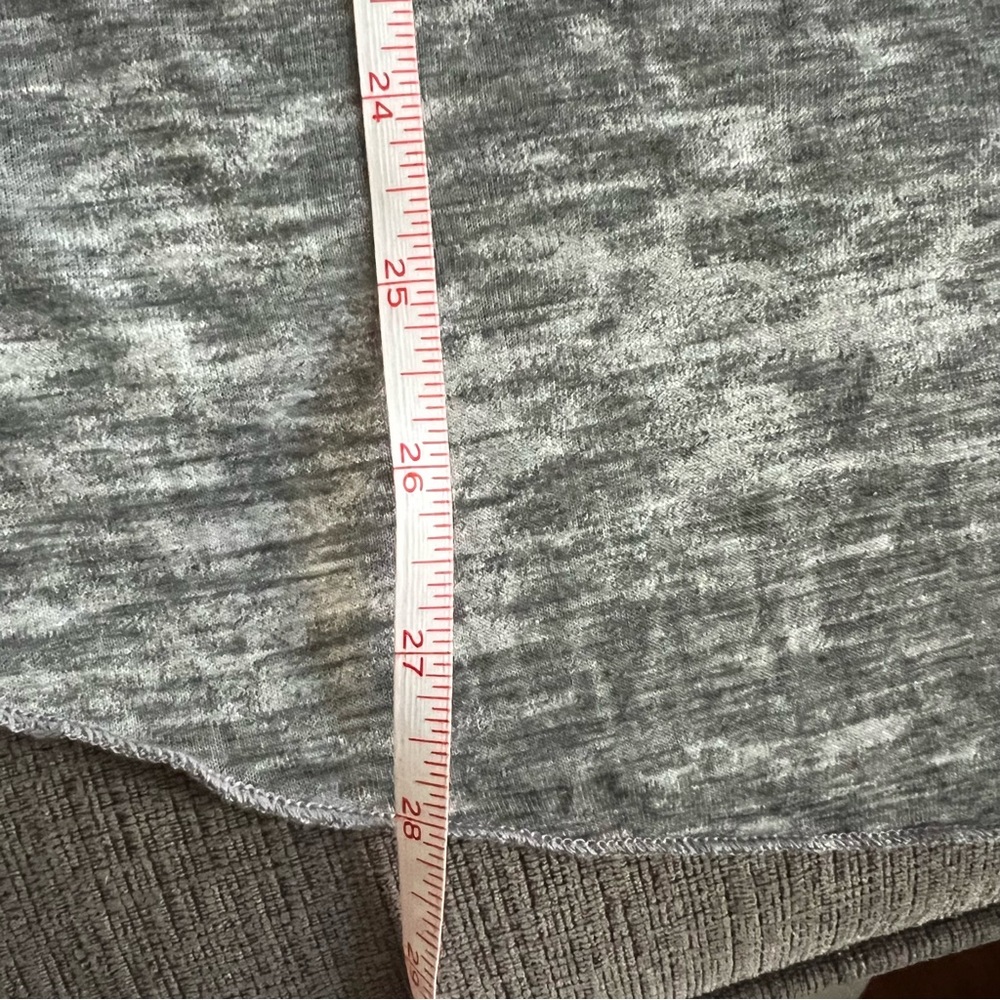 NWT ALTERNATIVE APPAREL 3/4 Sleeve grey & Red USA Heather Burnout Tee Size M - Picture 10 of 12